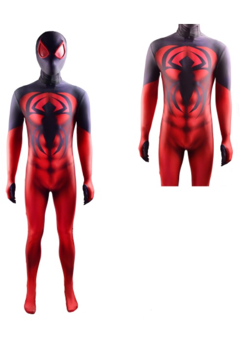 Scarlet Spider Kaine Costume Spider Man Cosplay Bodysuit