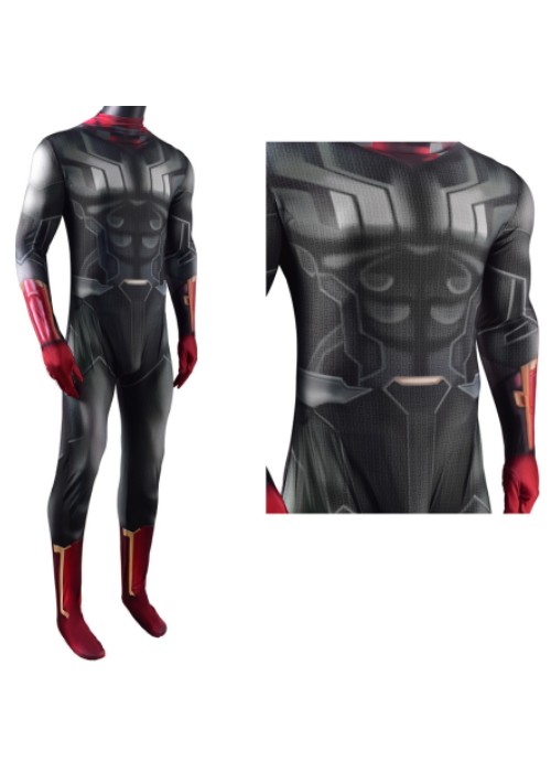 Avengers Infinity War Vision Costume Cosplay Bodysuit