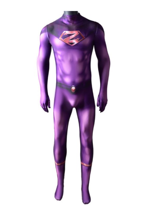 The Wonder Twins Zan Costume Cosplay Bodysuit