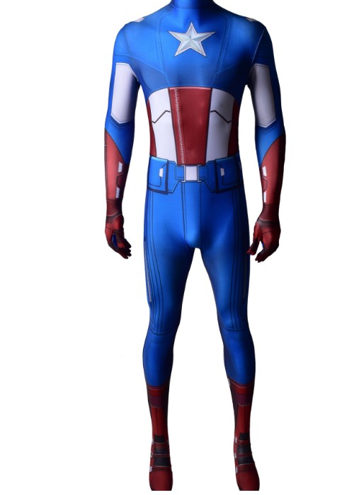 Captain America Costume Steve Rogers Cosplay Bodysuit-Chaorenbuy Cosplay