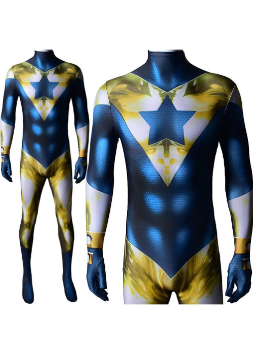 Booster Gold Costume Cosplay Bodysuit