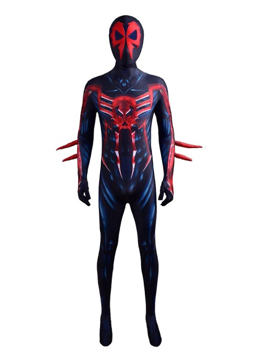 Black 2099 Ultimate Spider Man Costume Suit Miguel O'Hara Cosplay Bodysuit