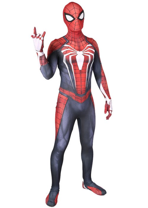 PS4 Spider Man Costume Advanced Suit Cosplay Bodysuit-Chaorenbuy Cosplay