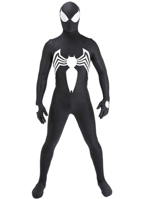 Spider Man Shattered Dimensions Venom Symbiote Costume Cosplay Bodysuit