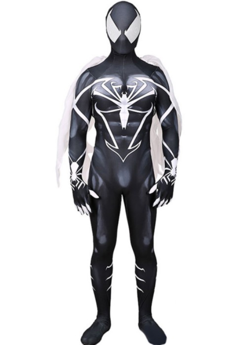 The Spectacular Spider Man Costume Unlimited Black Suit Cosplay Bodysuit