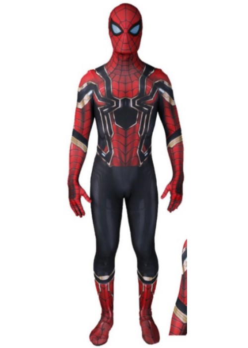 Avengers Infinity War Costume Iron Spider Man Suit Cosplay Bodysuit Ver ...