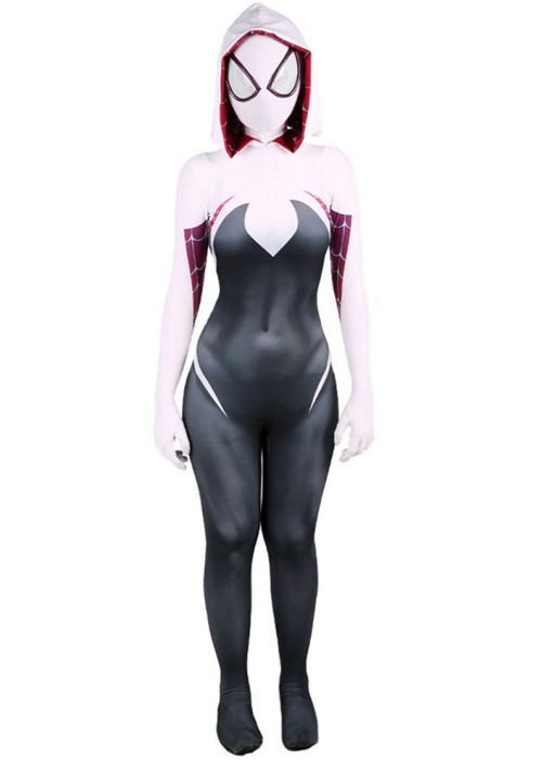 Spider Gwen Costume Gwen Stacy Cosplay Bodysuit Ver.2