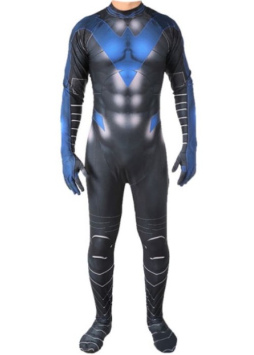 Nightwing Costume Cosplay Bodysuit Ver.1