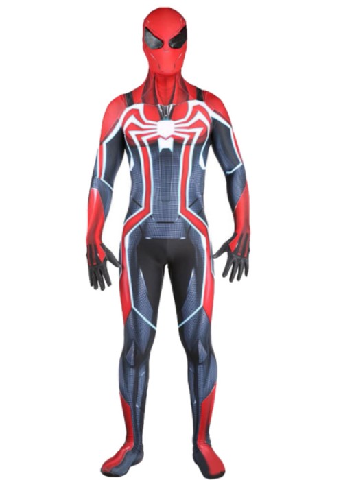 PS4 Spider Man Costume Velocity Suit Cosplay Bodysuit