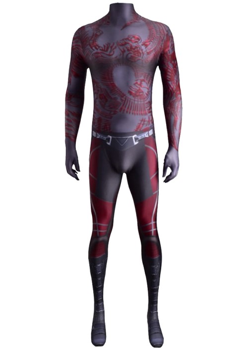 Guardians of the Galaxy Drax the Destroyer Costume Cosplay Bodysuit