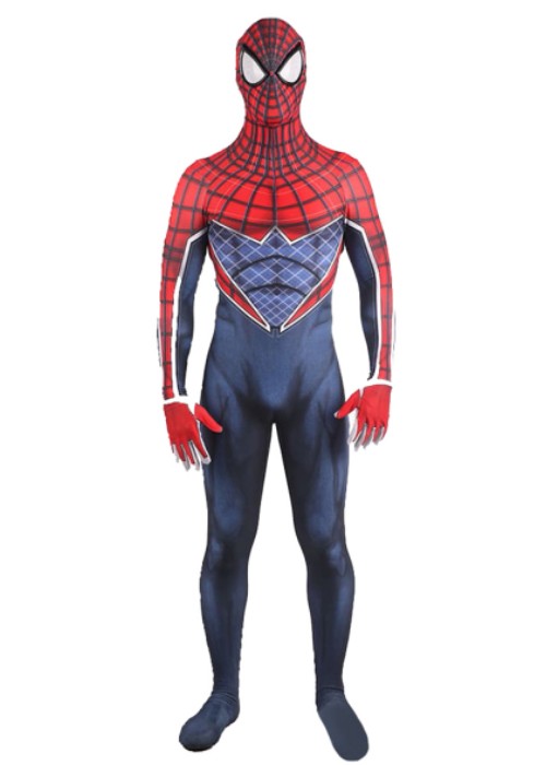 PS4 Spider Man Spider Punk Costume Cosplay Bodysuit