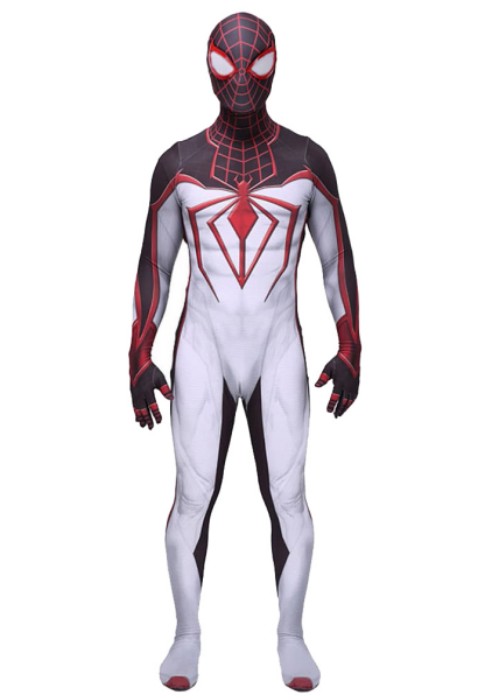PS5 Spider Man Miles Morales Costume TRACK Suit Cosplay Bodysuit