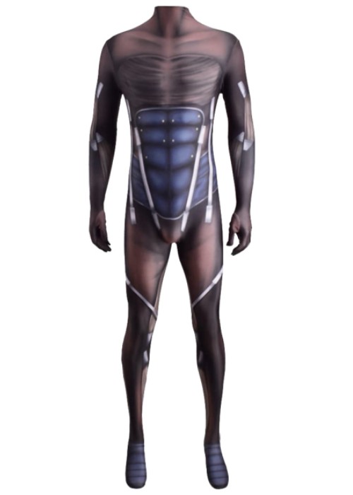 Metal Gear Raiden Snake Costume White Devil Cosplay Bodysuit