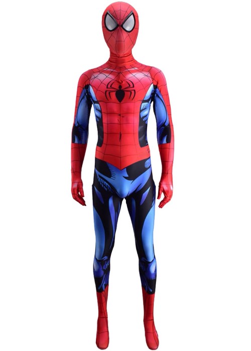 The Ultimate Spider Man Costume Cosplay Bodysuit Bagley's Comic Version