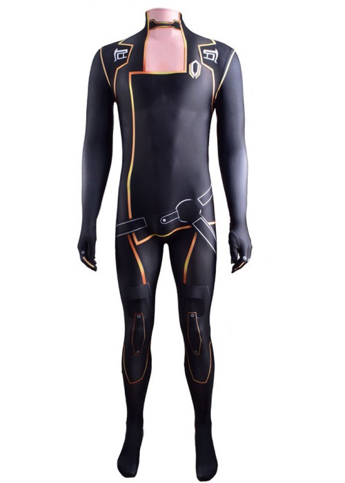 Mass Effect 3 Miranda Lawson Costume Black Suit Cosplay Bodysuit