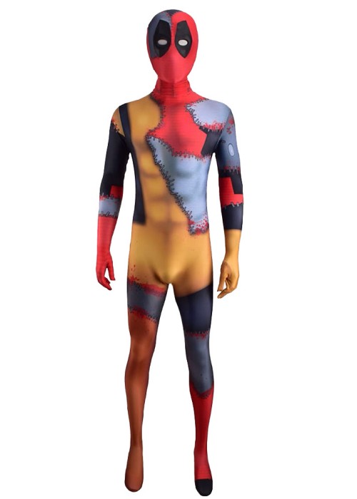 True Believers: Evil Deadpool Costume Wade Wilson Cosplay Bodysuit