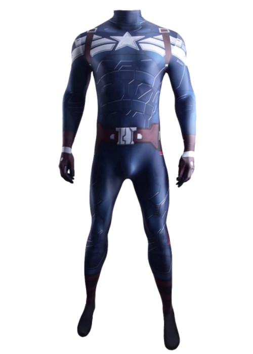 Captain America The Winter Soldier Costume Cosplay Bodysuit