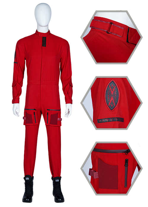 Guardians of the Galaxy 3 Costume Cosplay Star Lord Red Nebula Team Suit