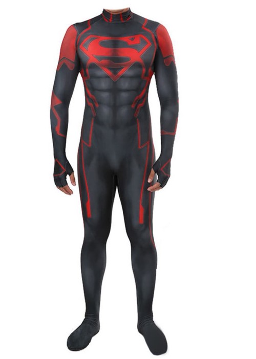 New 52 Superboy Costume Cosplay Kon-El Bodysuit
