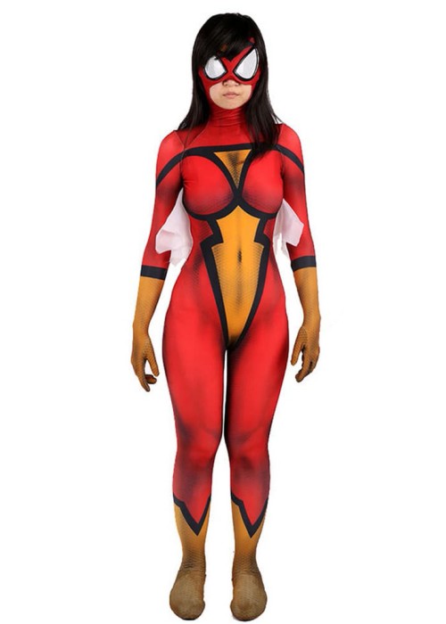 Spider Woman Costume Cosplay Jessica Drew Bodysuit