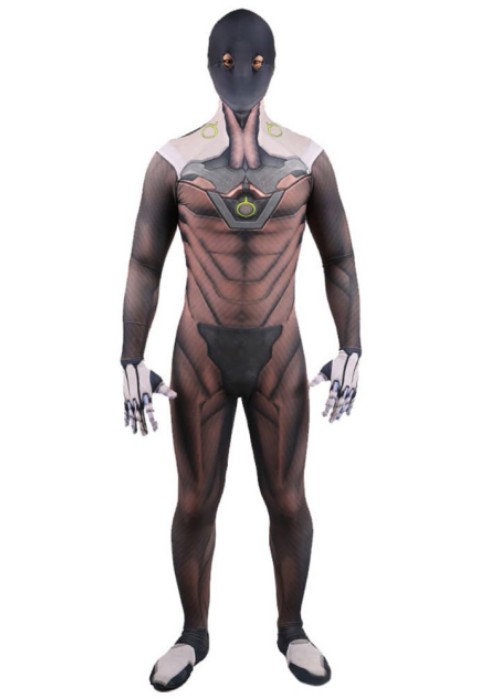 OW Overwatch Genji Costume Cosplay Classic Bodysuit