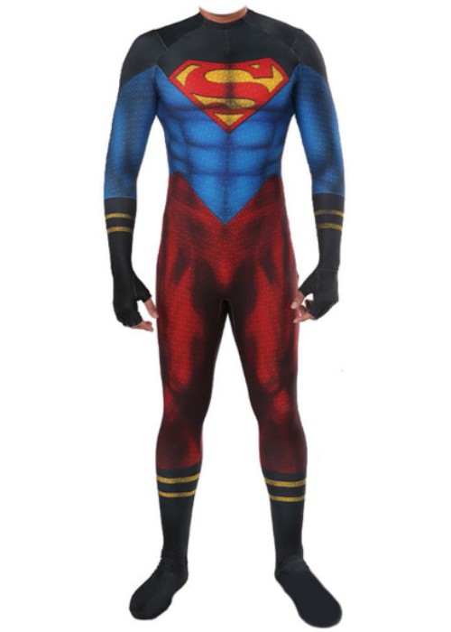 Young Justice Superboy Costume Kon-El Cosplay Bodysuit