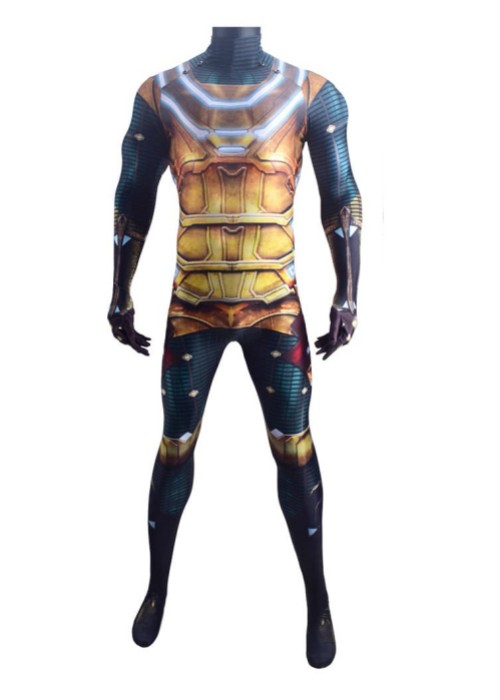 Spider Man Far From Home Mysterio Costume Cosplay Quentin Beck Bodysuit