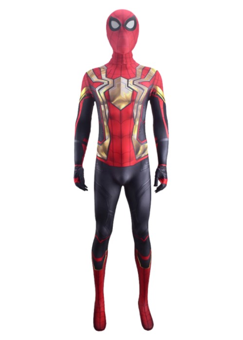 Spider Man 3 No Way Home Costume Iron Spider Suit Cosplay Bodysuit