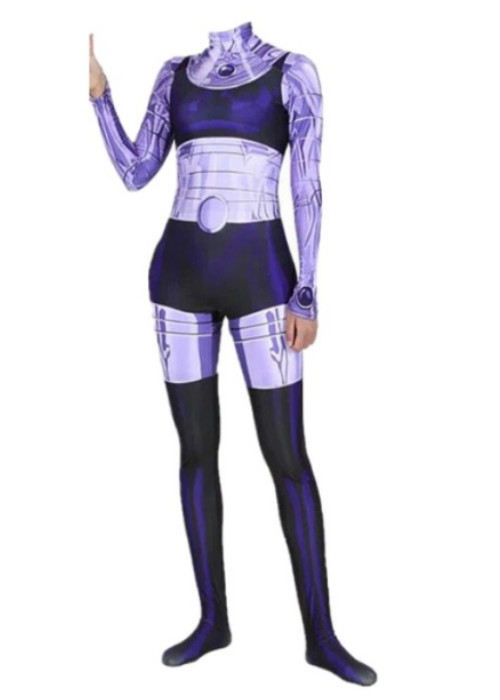 Teen Titans Starfire Koriand'r Costume Cosplay Bodysuit