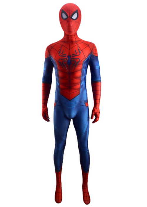 PS5 Marvel’s Avengers Endgame DLC Spider Man Costume Cosplay Bodysuit