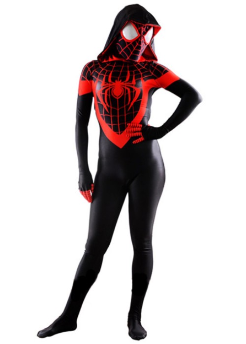 Sipder Man Miles Moreals Spider Girl Costume Cosplay Bodysuit