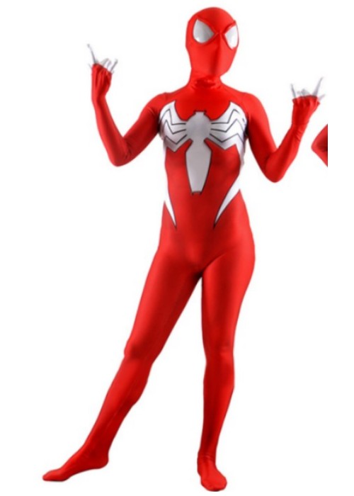 Ultimate Spider Woman Jessica Drew Costume Cosplay Bodysuit-Chaorenbuy