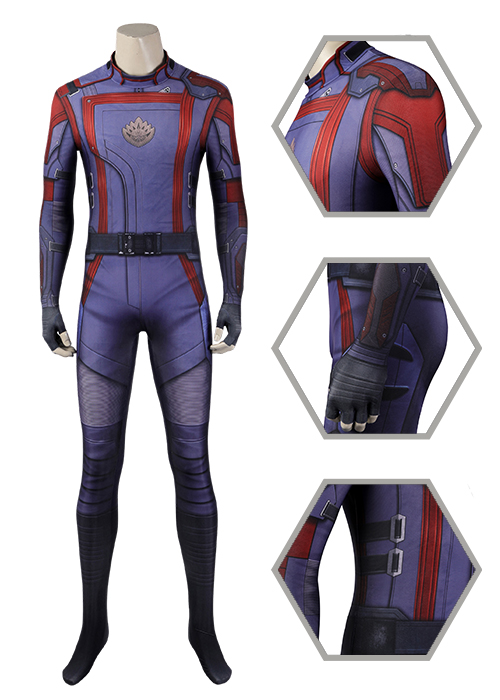 Guardians of the Galaxy 3 Star Lord Bodysuit Costume Cosplay Suit Peter