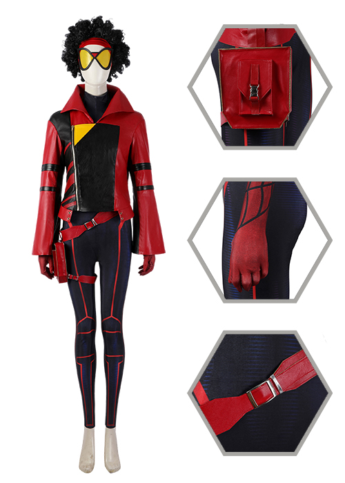 Spider-Woman Jessica Drew Costume Spider-Man Across The Spider-Verse Cosplay Suit