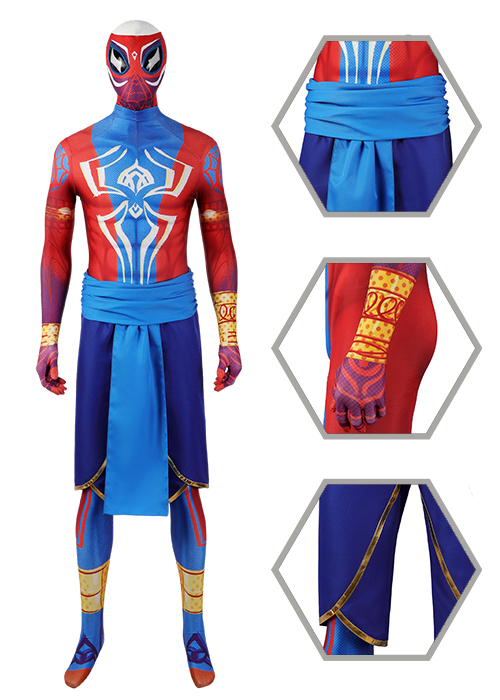 Spider Man India Pavitr Prabhakar Bodysuit Costume Across The Spider V