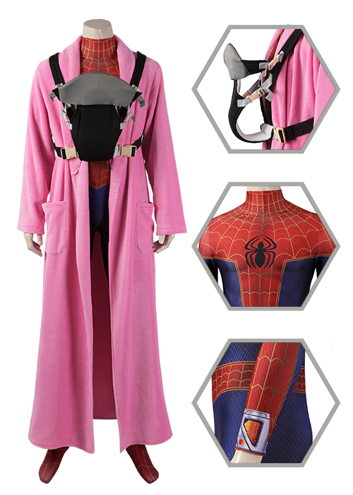 Spider-Man Across The Spider-Verse Peter Parker Bodysuit Costume Cosplay Suit 