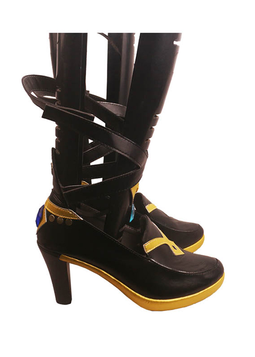  Genshin Impact Lisa Minci Shoes Cosplay Women Boots