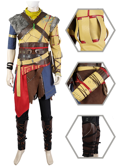 God of War Ragnarök Atreus Costume Cosplay Suit