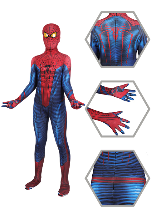 Marvel's Spider-Man PS5 The Amazing Spider-Man Costume Cosplay for Kids