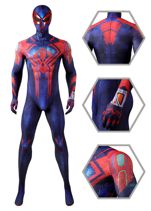 2099 Costume Spider Man Across The Spider Verse Miguel O'Hara Cosplay Bodysuit