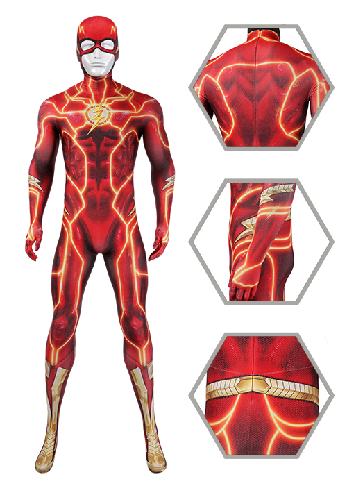 The Flash Bodysuit Costume Cosplay Suit Jumpsuit Outfit