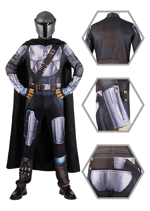The Mandalorian Din Djarin Bodysuit Costume The Mandalorian Season 3 Cosplay Suit 