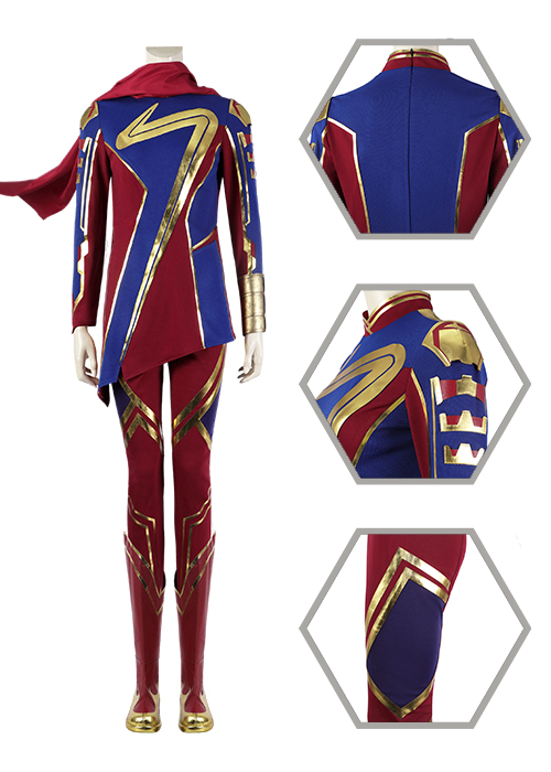 The Marvels Ms. Marvel Costume Cosplay Suit Ver3