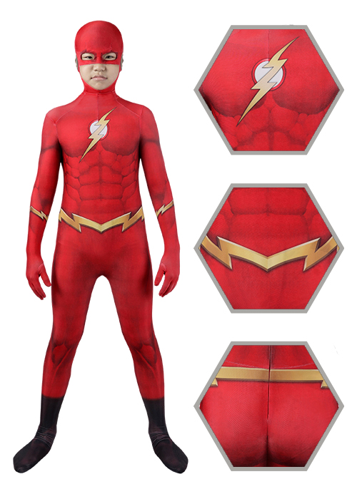 Jason Garrick Costume Bodysuit The Flash season 8 Cosplay for Kids