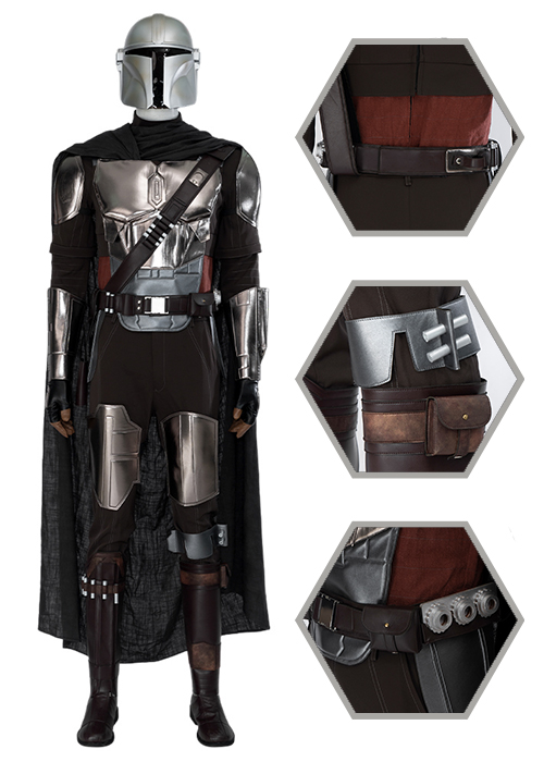 Din Djarin Costume Cosplay Suit The Mandalorian Season 3 Outfit Ver.2