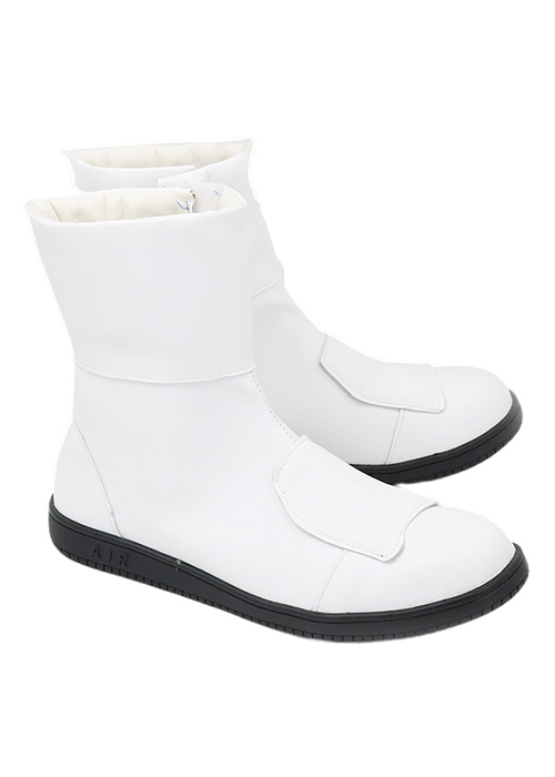 White Ranger Shoes Mighty Morphin Cosplay Boots Ver.3