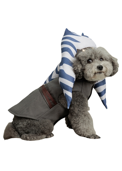 Pet Clothes Ahsoka Tano Dog Costume Star Wars Cosplay Suit Outfit
