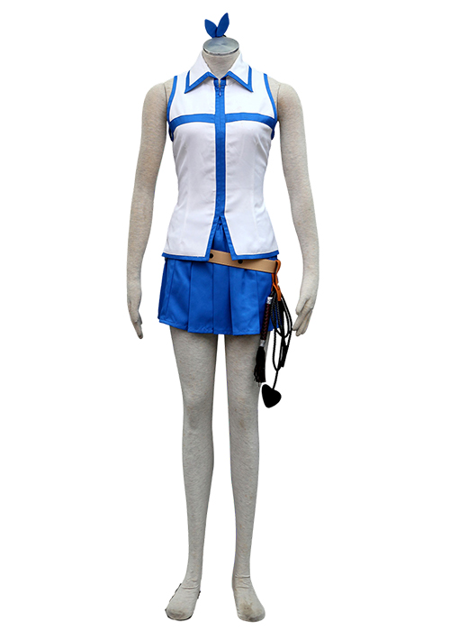 FAIRY TAIL Lucy Costume Cosplay Suit Blue Ver-Chaorenbuy Cosplay