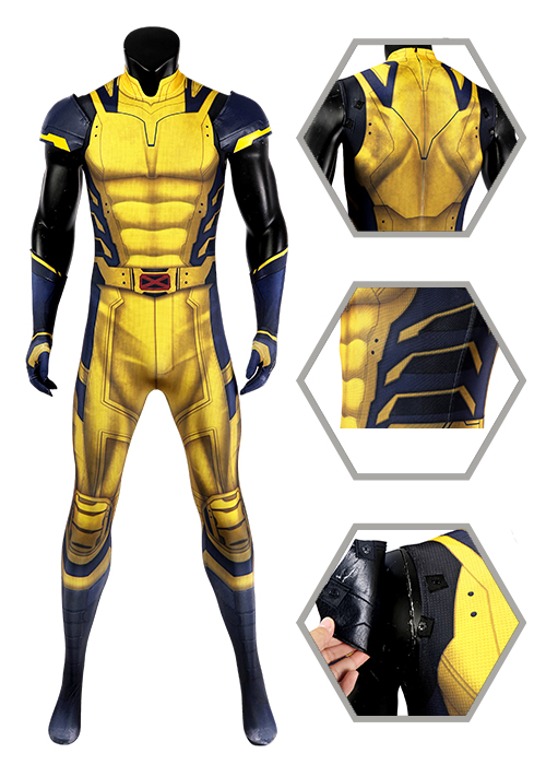 Wolverine Costume Deadpool 3 Cosplay Bodysuit Jumpsuit Ver.3