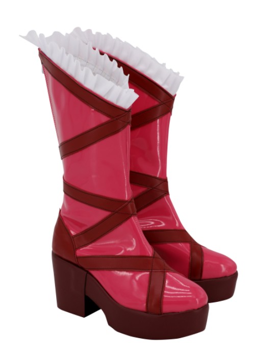 Cure Macherie Shoes Cosplay Aisaki Emiru Pretty Cure Precure Boots-Chaorenbuy Cosplay